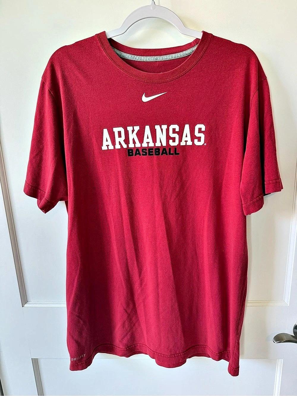 Nike University of Arkansas Razorbacks Baseball Dri-FIT T-Shirt Red XL